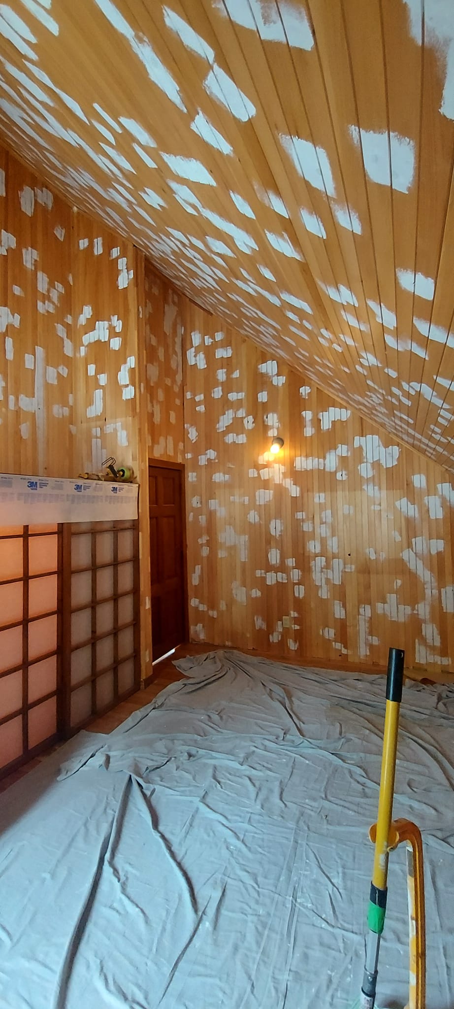 Préparation et réparation de murs avant peinture